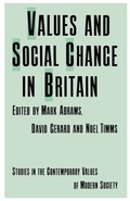 Cover: Values and Social Change in Britain - Palgrave Macmillan