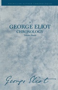 Cover: A George Eliot Chronology - Palgrave Macmillan
