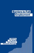Cover: Barriers to Full Employment - Palgrave Macmillan