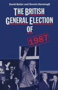 Cover: The British General Election of 1987 - Palgrave Macmillan