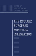 Cover: The ECU and European Monetary Integration - Palgrave Macmillan