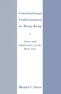 Cover: Constitutional Confrontation in Hong Kong - Palgrave Macmillan