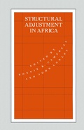 Cover: Structural Adjustment in Africa - Palgrave Macmillan