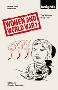 Cover: Women and World War 1 - Palgrave Macmillan