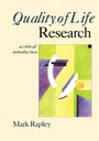 Cover: Quality of Life Research - SAGE Publications Inc