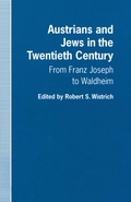 Cover: Austrians and Jews in the Twentieth Century - Palgrave Macmillan