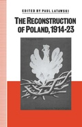 Cover: The Reconstruction of Poland, 1914-23 - Palgrave Macmillan