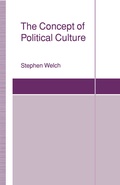Cover: The Concept of Political Culture - Palgrave Macmillan