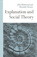 Cover: Explanation and Social Theory - Palgrave Macmillan