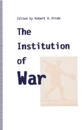Cover: The Institution of War - Palgrave Macmillan