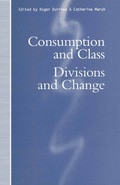 Cover: Consumption and Class - Palgrave Macmillan