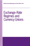 Cover: Exchange-Rate Regimes and Currency Unions - Palgrave Macmillan