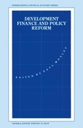 Cover: Development Finance and Policy Reform - Palgrave Macmillan