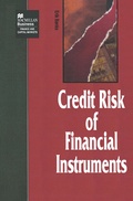 Cover: The Credit Risk of Financial Instruments - Palgrave Macmillan