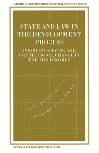 Enlarge image Cover: State and Law in the Development Process - Palgrave Macmillan