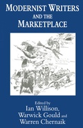 Cover: Modernist Writers and the Marketplace - Palgrave Macmillan