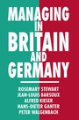 Cover: Managing in Britain and Germany - Palgrave Macmillan
