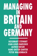 Cover: Managing in Britain and Germany - Palgrave Macmillan