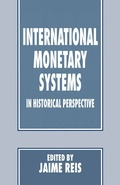 Cover: International Monetary Systems in Historical Perspective - Palgrave Macmillan