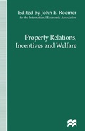 Cover: Property Relations, Incentives and Welfare - Palgrave Macmillan
