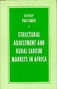 Enlarge image Cover: Structural Adjustment and Rural Labour Markets in Africa - Palgrave Macmillan