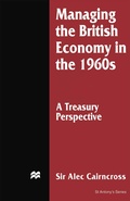 Cover: Managing the British Economy in the 1960s: A Treasury Perspective - Palgrave Macmillan