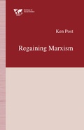 Cover: Regaining Marxism - Palgrave Macmillan
