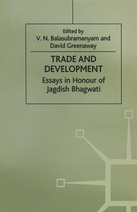 Enlarge image Cover: Trade and Development - Palgrave Macmillan