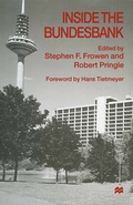 Cover: Inside the Bundesbank - Palgrave Macmillan