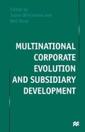 Cover: Multinational Corporate Evolution and Subsidiary Development - Palgrave Macmillan