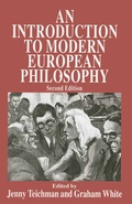 Cover: An Introduction to Modern European Philosophy - Palgrave Macmillan