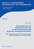 Cover: Determinanten der Zukunftsorientierung in der Berichterstattung deutscher Aktiengesellschaften - Edition Rainer Hampp