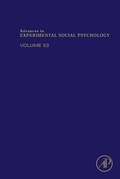 Cover: Advances in Experimental Social Psychology - Academic Press