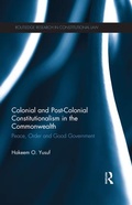 Cover: Colonial and Post-colonial Constitutionalism in the Commonwealth - Routledge