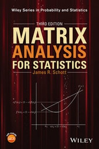Enlarge image Cover: Matrix Analysis for Statistics - Wiley