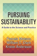 Cover: Pursuing Sustainability - Princeton University Press