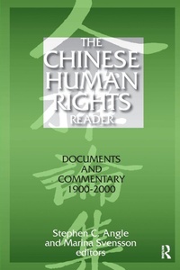 Enlarge image Cover: The Chinese Human Rights Reader - Routledge