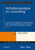 Cover: Verhaltensanalyse im Controlling - Wiley-VCH