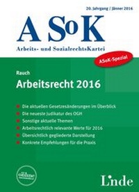 Abbildung von: ASoK-Spezial Arbeitsrecht 2016 - Linde