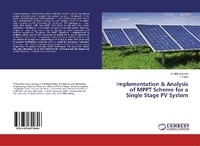 Abbildung von: Implementation & Analysis of MPPT Scheme for a Single Stage PV System - LAP Lambert Academic Publishing