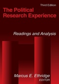 Cover: The Political Research Experience - Routledge