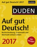 Cover: Duden Auf gut Deutsch! - Kalender 2017 - Harenberg