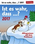 Cover: Ist es wahr, dass...? - Kalender 2017 - Harenberg