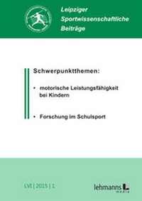 Abbildung von: Leipziger Sportwissenschaftliche Beiträge - Lehmanns Media