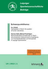Abbildung von: Leipziger Sportwissenschaftliche Beiträge - Lehmanns Media