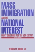 Cover: Mass Immigration and the National Interest - Routledge