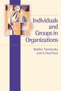 Cover: Individuals and Groups in Organizations - SAGE Publications Inc