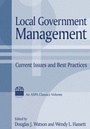 Cover: Local Government Management - Routledge