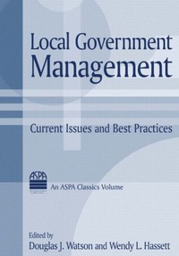 Enlarge image Cover: Local Government Management - Routledge