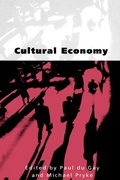 Cover: Cultural Economy - SAGE Publications Inc